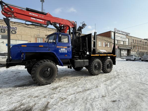 Лесовоз Урал 55571, 2020 г.в. от завода с манипулятором Велмаш Лизинг